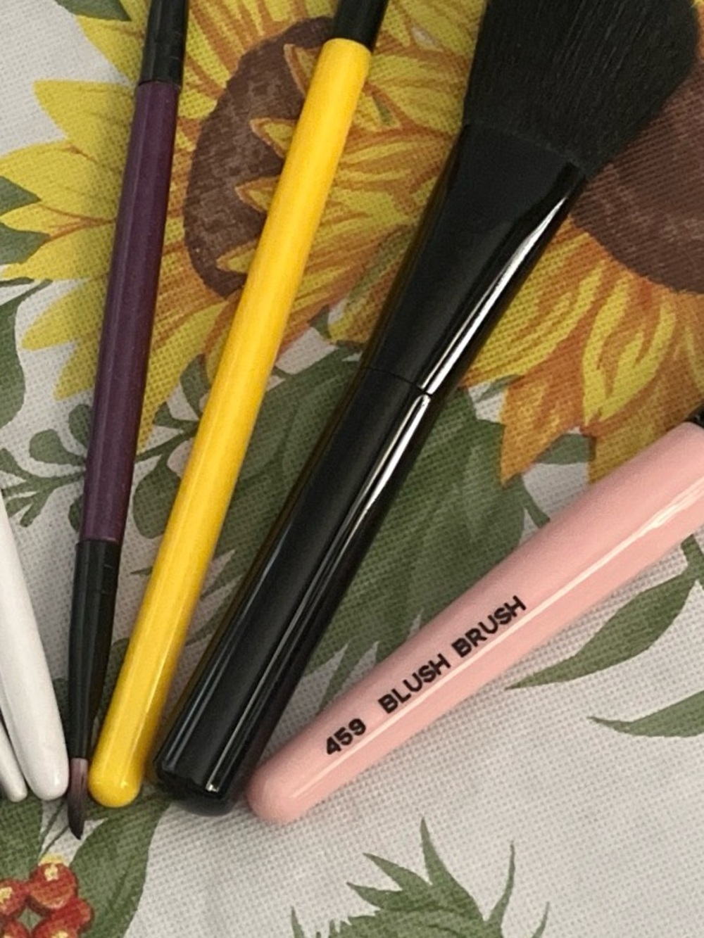 ecotools Makeup Brush Set - Yellow, Pink, Black, Purple, White